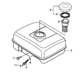 Honda engines gx fuel filter 16955 z1 000