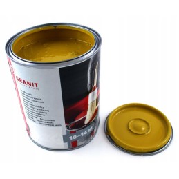 Paint yellow varnish lad komatsu excavator 1l granite