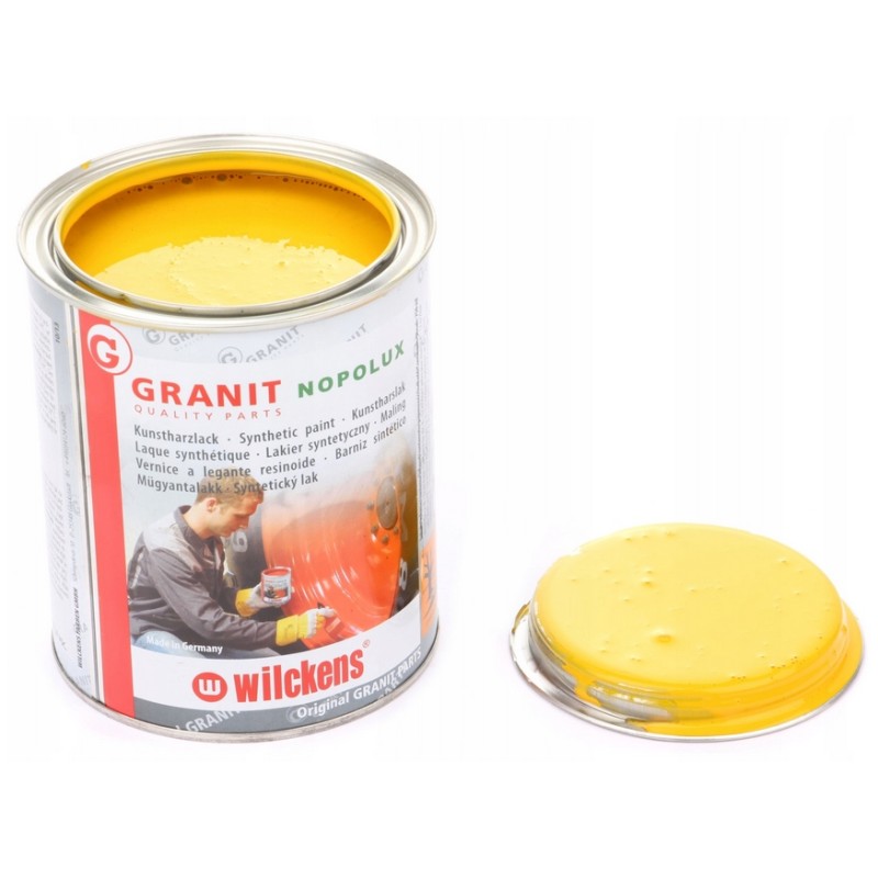 Yellow paint Kramer backhoe loader 1l granite