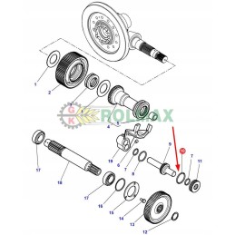 O-ring Massey Ferguson original Agco 3591