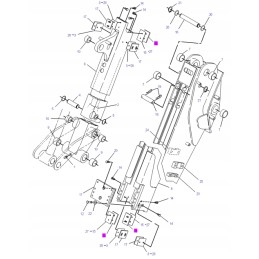 Cat excavator loader extension slide 15 2 mm