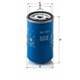 Fuel filter mann filter wk 723 1
