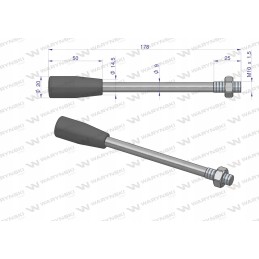 Distributor lever, large, 80 liters, Warynski