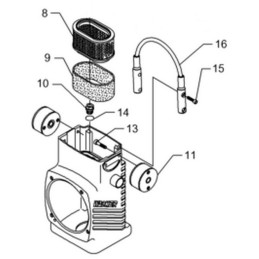Wacker bs500 bs600 bs700 pre-filter 0095294