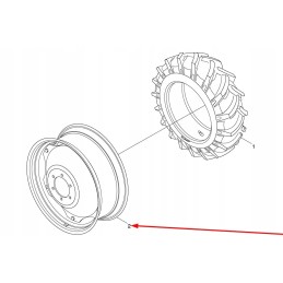 Tc02320030002k set of rims with wheel disc