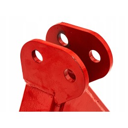 Universal bale forks with a triangle shape