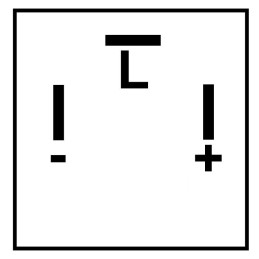 Turn signal interrupter 24v for LED, right