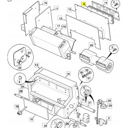 JCB telehandler cabin filter insert
