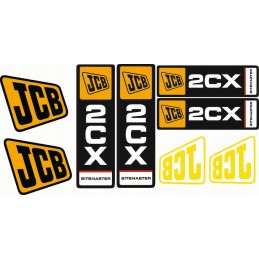 Sticker stickers set jcb 2cx 3cx 4cx set