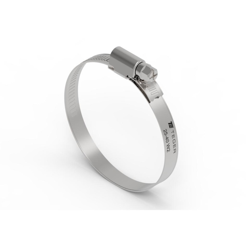 Clamp band 25 40 snail 9mm teger 6 pcs