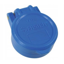 Dust cover for hydraulic socket, blue