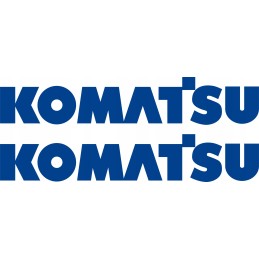 Komatsu sticker stickers, 2 pieces, 45 cm