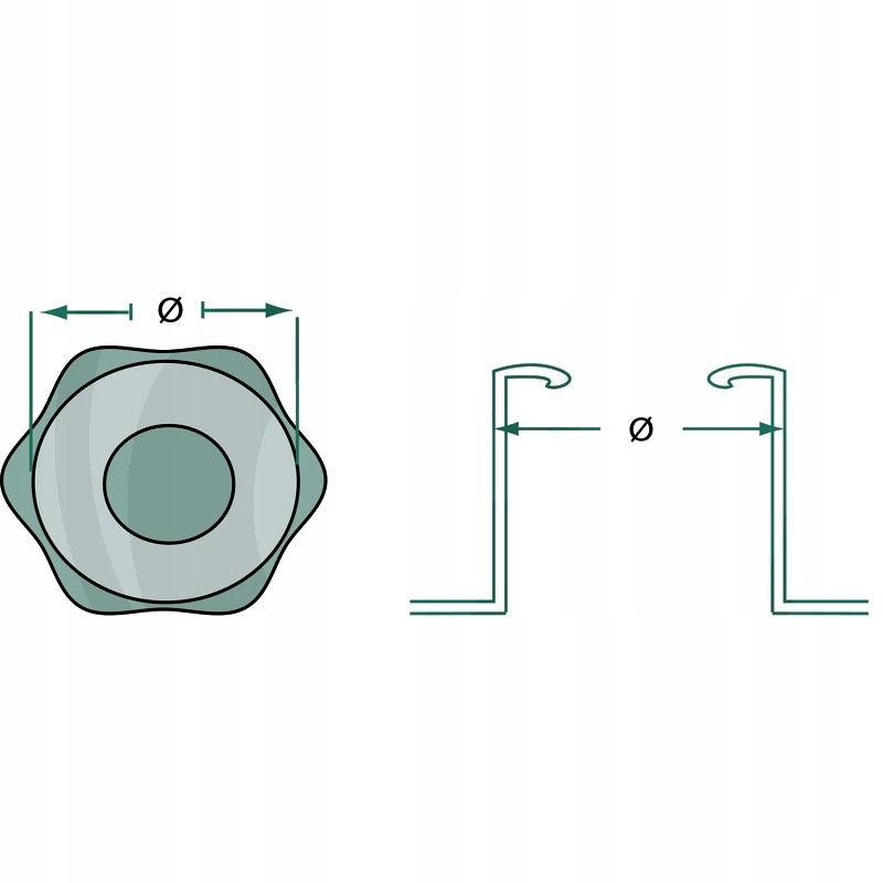 Fuel filler cap 65mm case steyr 1 33 155 749