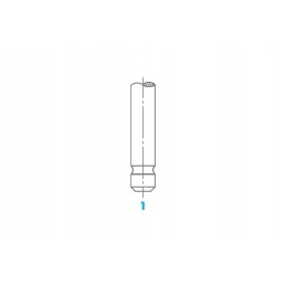 Intake intake valve 1723 osvat dacia nissan