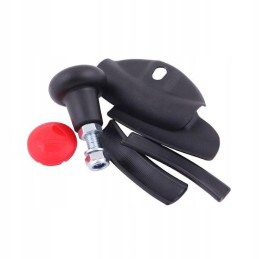 The steering wheel knob is covered with an original Ursus insert