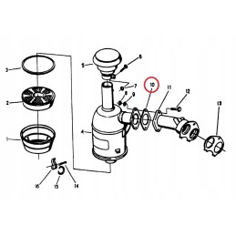 Ursus c 330 air filter gasket 50005220