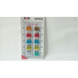 Set of 10 plate fuses