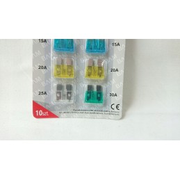Set of 10 plate fuses