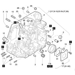 Hatz 1d41 1d81 injection pump pin 50231900
