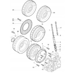 Hatz 1d81 1d90 flywheel bushing 03123700