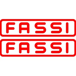 Fassi sticker stickers 2 pieces 45 cm