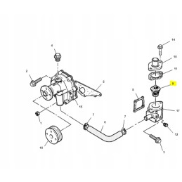 Cat mini excavator thermostat