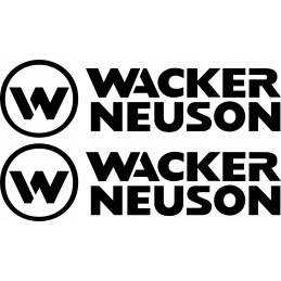 Stickers sticker Wacker Neuson 2 pieces 45 cm