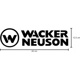 Stickers sticker Wacker Neuson 2 pieces 45 cm