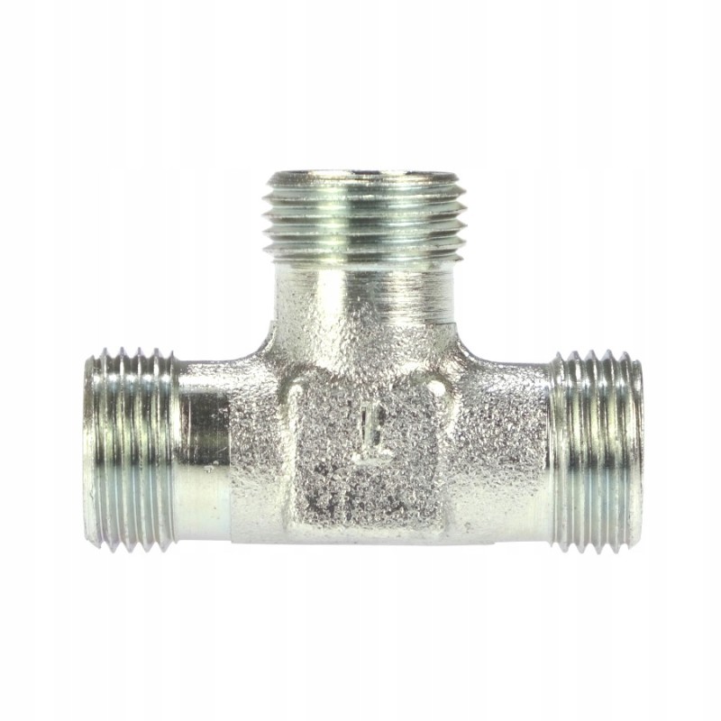 Tee connector pn 147 m18x 1 5 12l forged