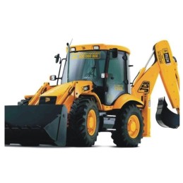 Excavator telephone number sticker, set of 3