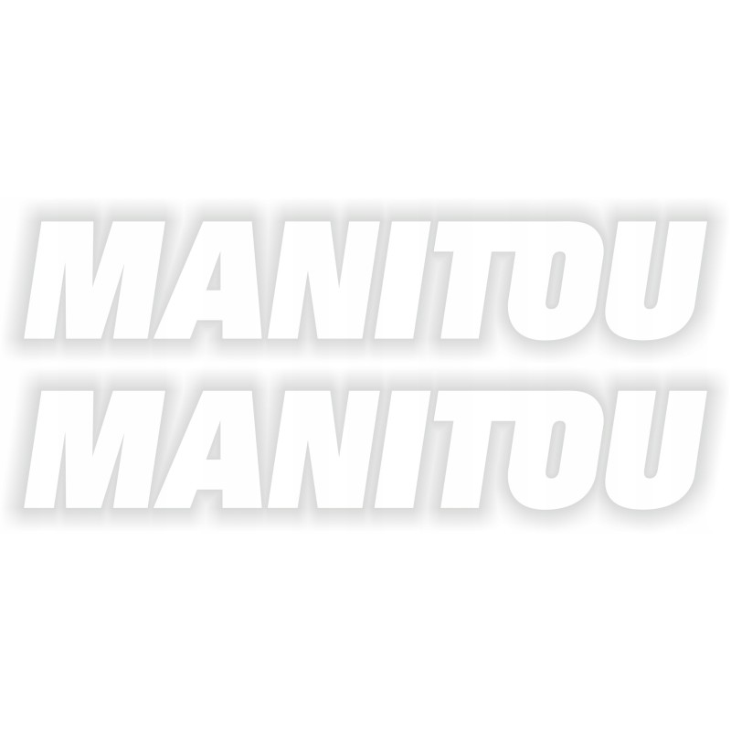 Manitou sticker stickers 2 pieces 90 cm 2