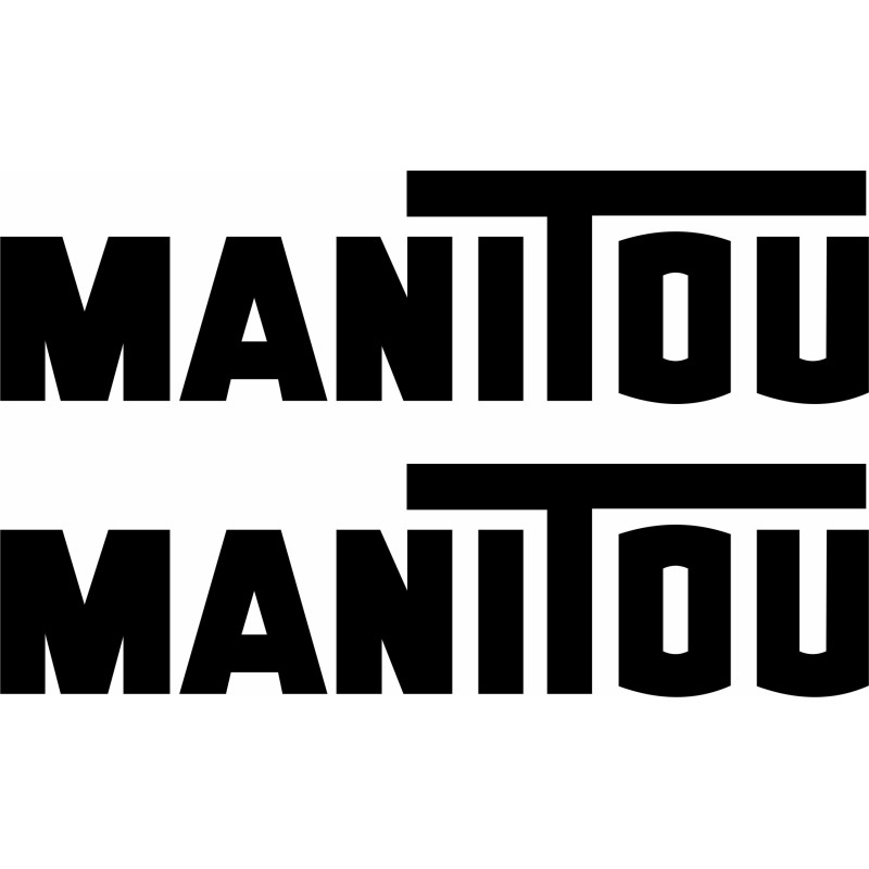 Stickers sticker manitou 2 pieces 45 cm 1