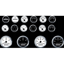 Fuel level gauge 0 190 ohm black