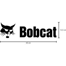 Stickers sticker bobcat machines 2 pieces 45 cm