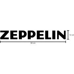 Zeppelin sticker stickers, 2 pieces, 90 cm