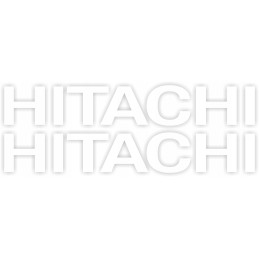 Hitachi sticker stickers, 2 pieces, 45 cm