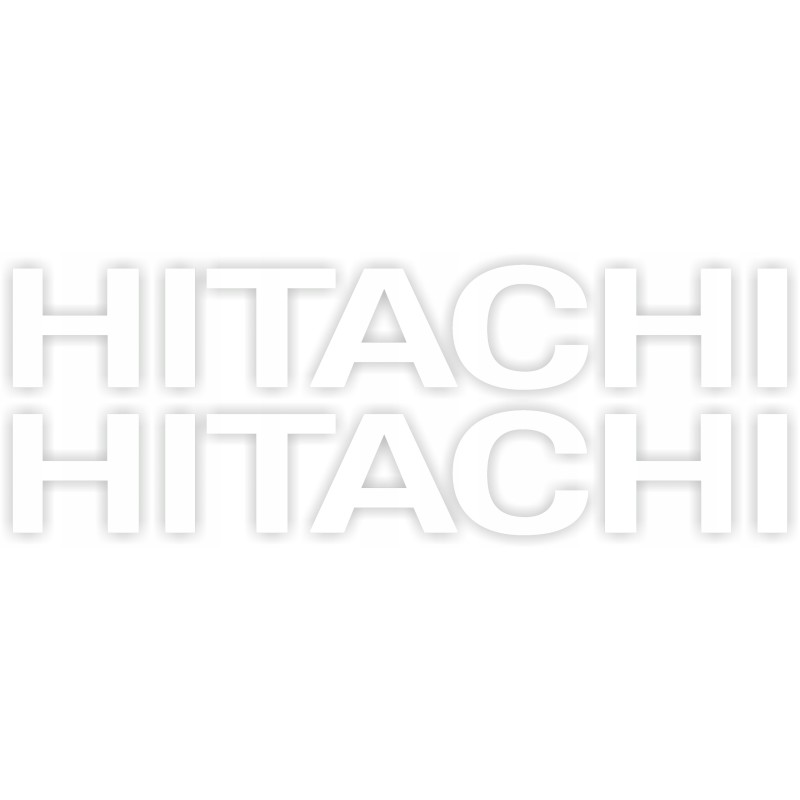 Hitachi sticker stickers, 2 pieces, 45 cm