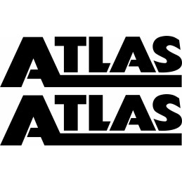 Stickers decal atlas 2 pieces 45 cm 2
