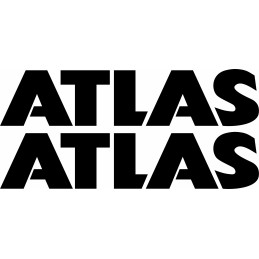 Stickers decal atlas 2 pieces 90 cm 1