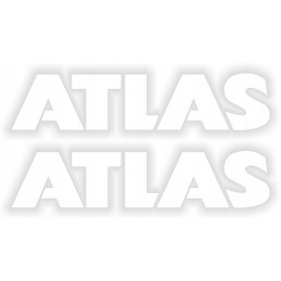 Atlas decal stickers 2 pieces 90cm 1