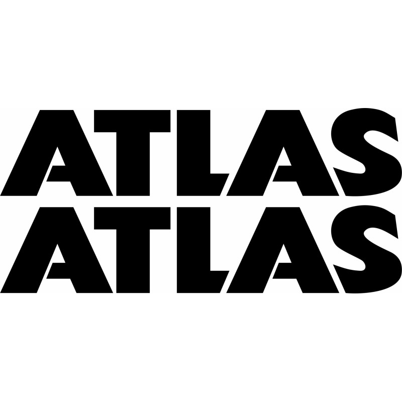 Stickers decal atlas 2 pieces 45 cm 1