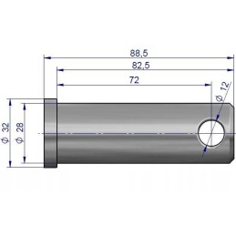 Yoke mounting pin 80453072 c 385