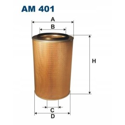 Am401 ftr air filter iveco skoda liaz am401