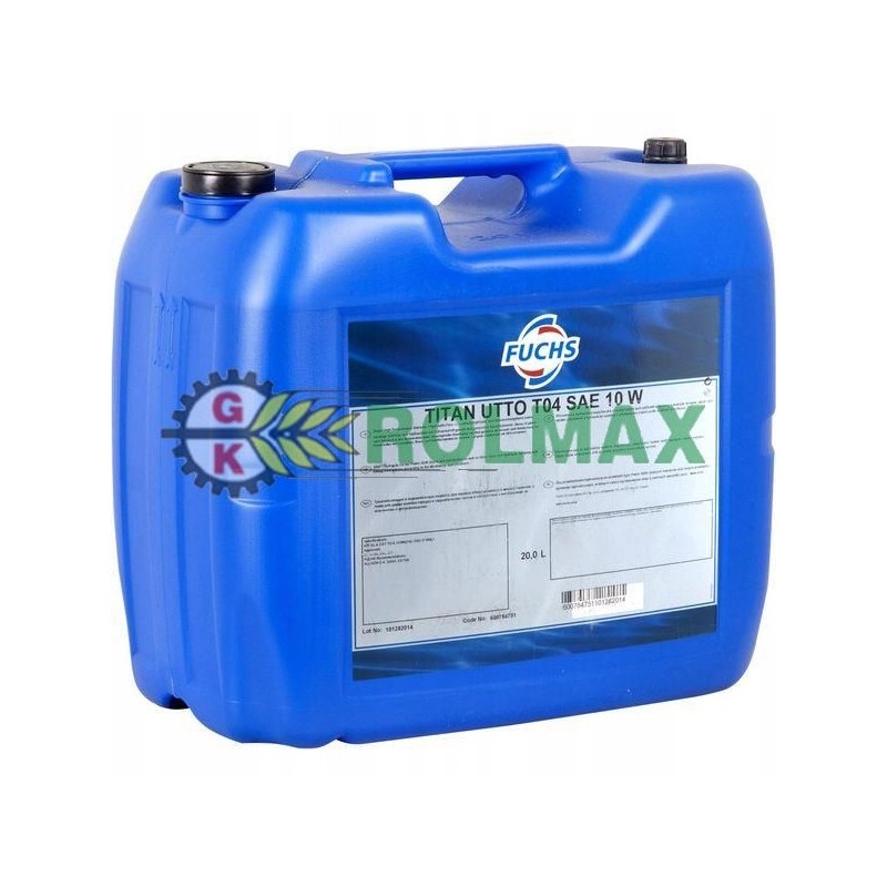 Titan utto oil is 4 sae 10 20 l fuchs