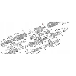 Manitou gearbox piston seal 109624