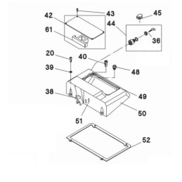 Wacker dpu ignition key 0045129 old version