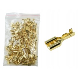 Female connector sleeve 100 pieces f 6 3 2 5