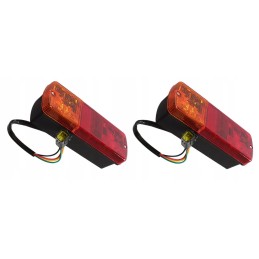 Set of rear right and left lamps for JCB excavators