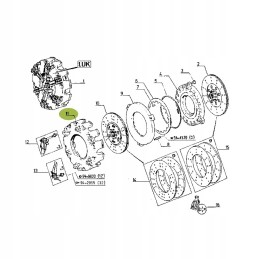 Claas clutch housing 6005000478 original