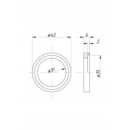 Exhaust valve seat oversize 1 00 c 360 20